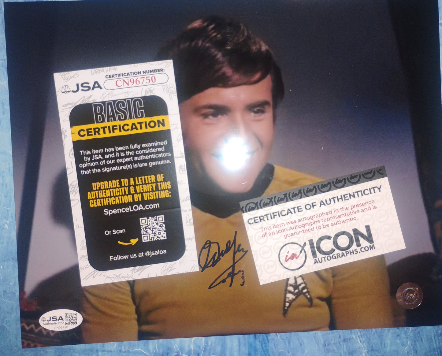 Walter Koenig Hand Signed Autograph 8x10 Photo JSA COA Star Trek
