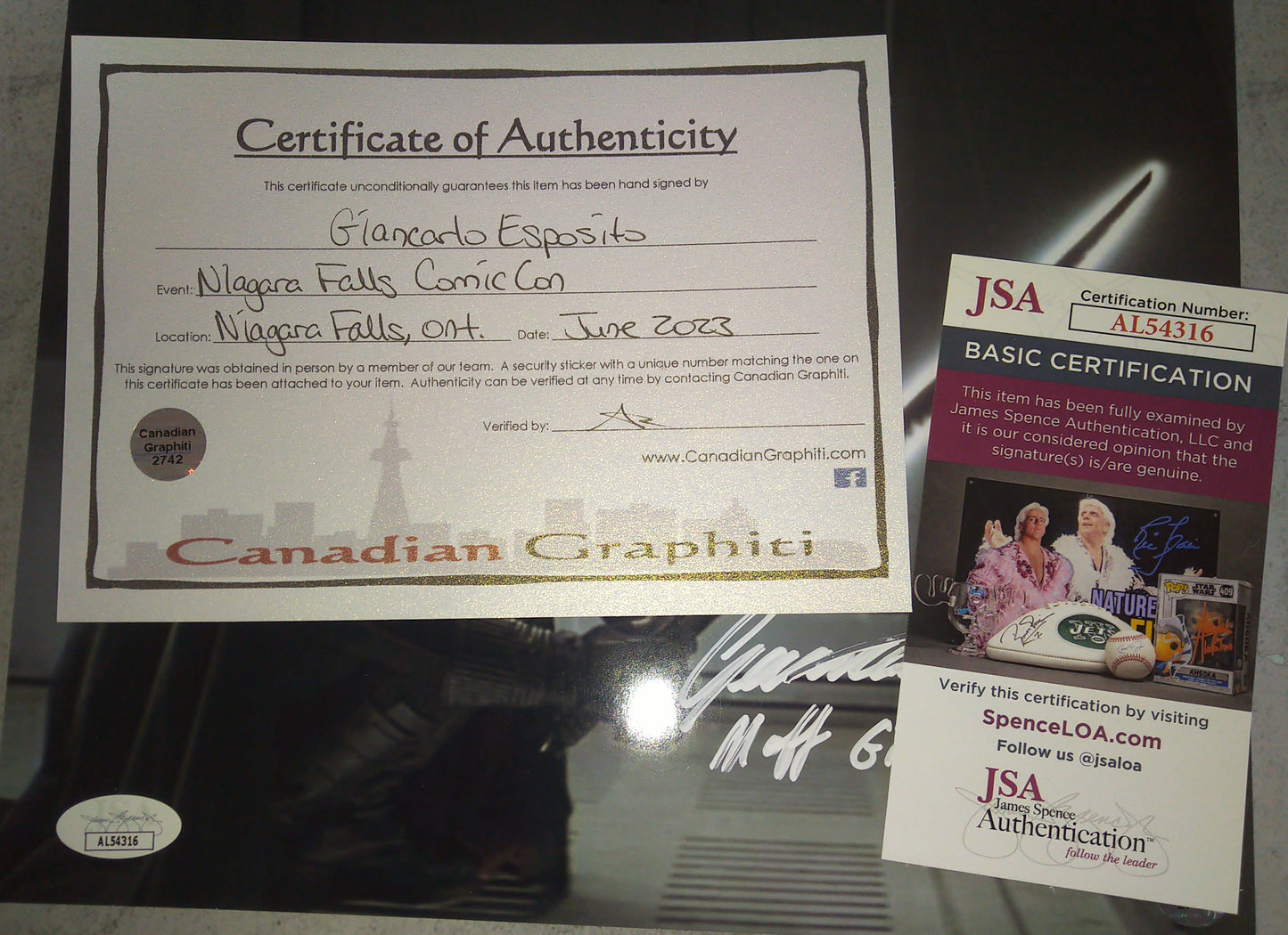 Giancarlo Esposito Hand Signed Autograph 8x10 Photo COA