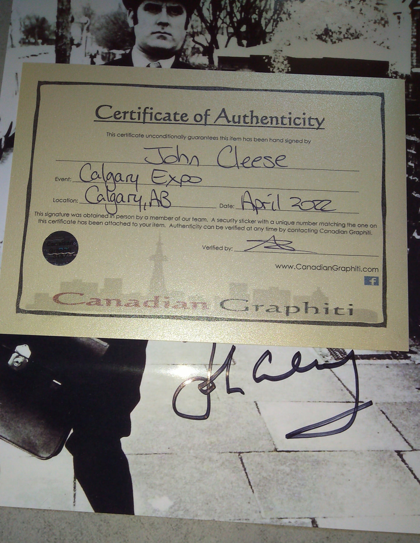 John Cleese Hand Signed Autograph 8x10 Photo