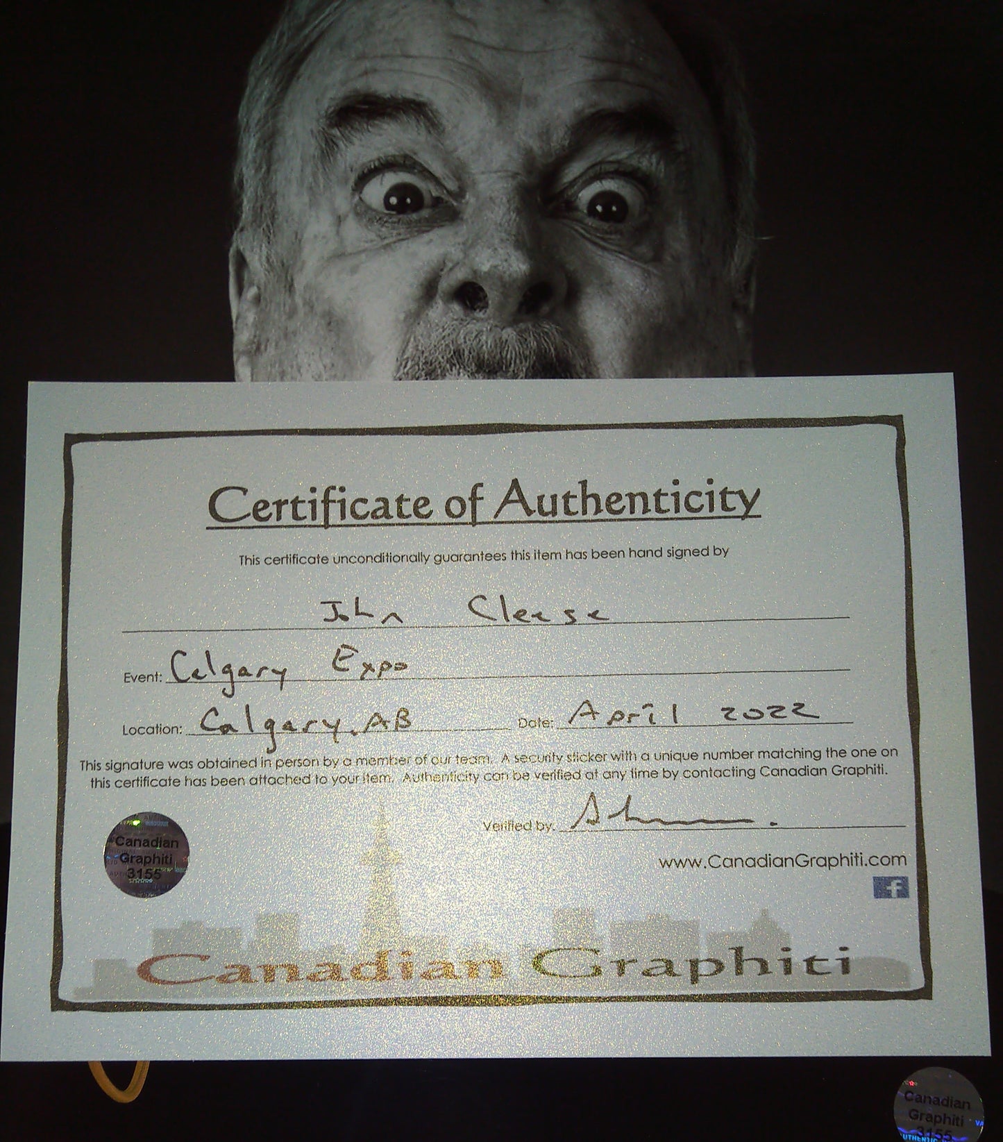 John Cleese Hand Signed Autograph 8x10 Photo