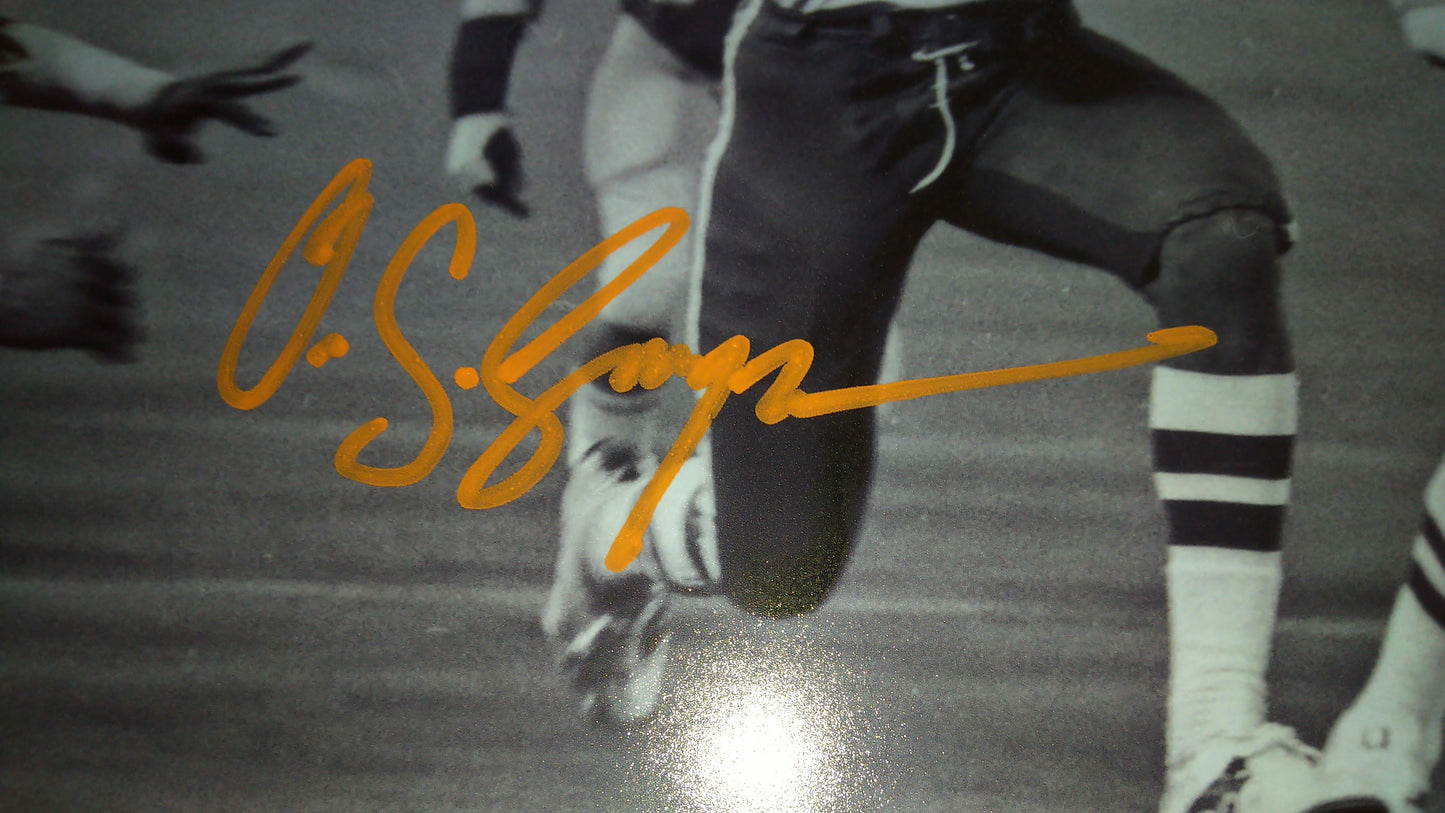 OJ Simpson Hand Signed Autograph 8x10 Photo COA
