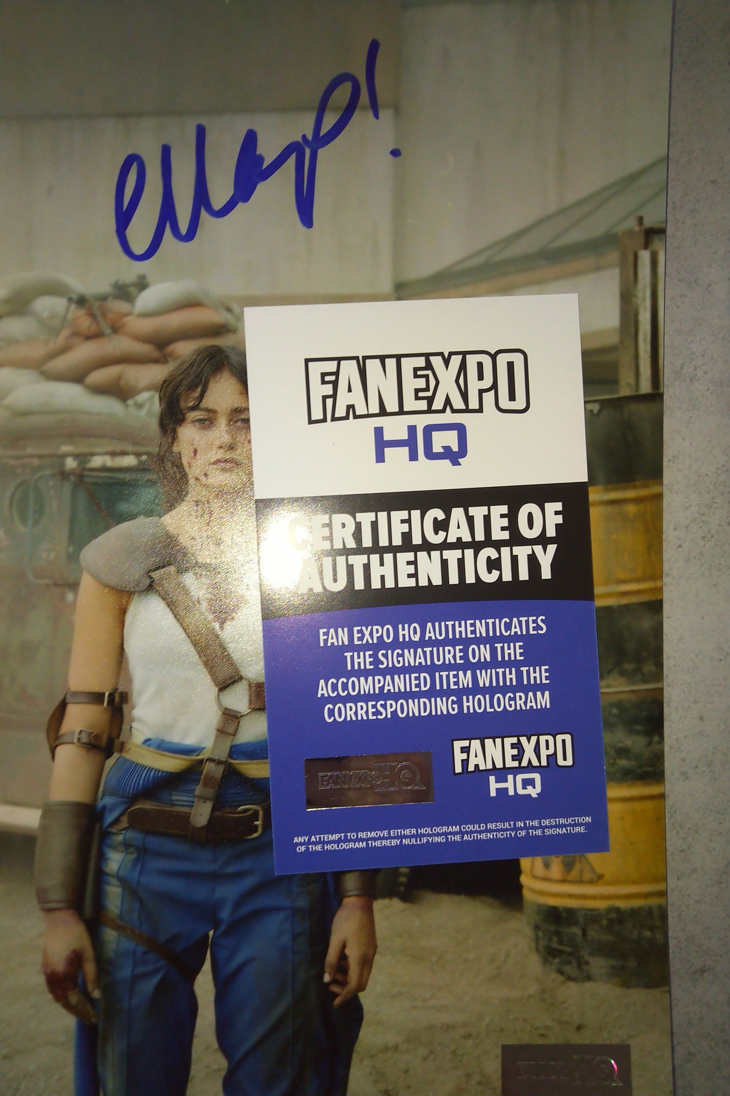 Ella Purnell Hand Signed Autograph 8x10 Photo COA Fallout