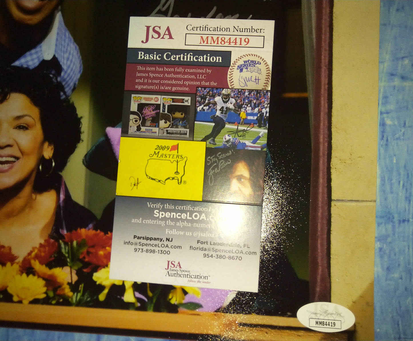 Roscoe Orman Hand Signed Autograph 8x10 Photo JSA COA Sesame Street