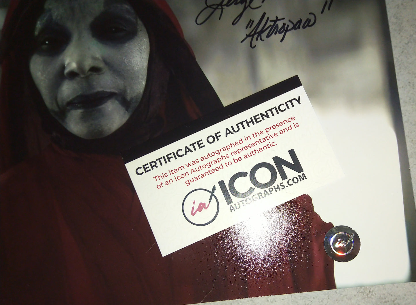 Jeryl Prescott Hand Signed Autograph 8x10 Photo COA Star Wars Ahsoka