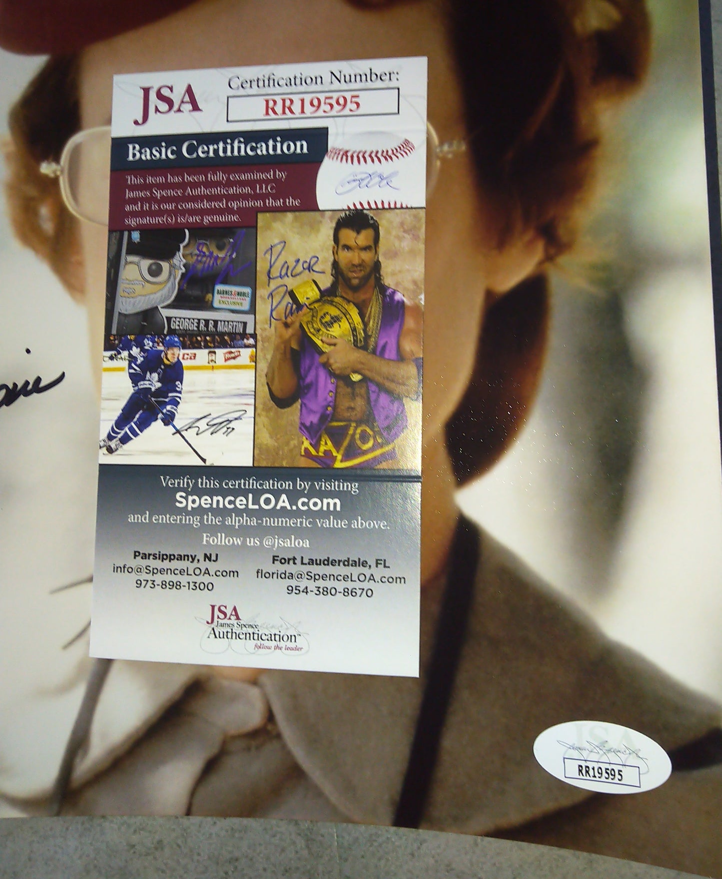 Lucy Lee Flippin Hand Signed Autograph 8x10 Photo JSA COA Little House On The Prairie