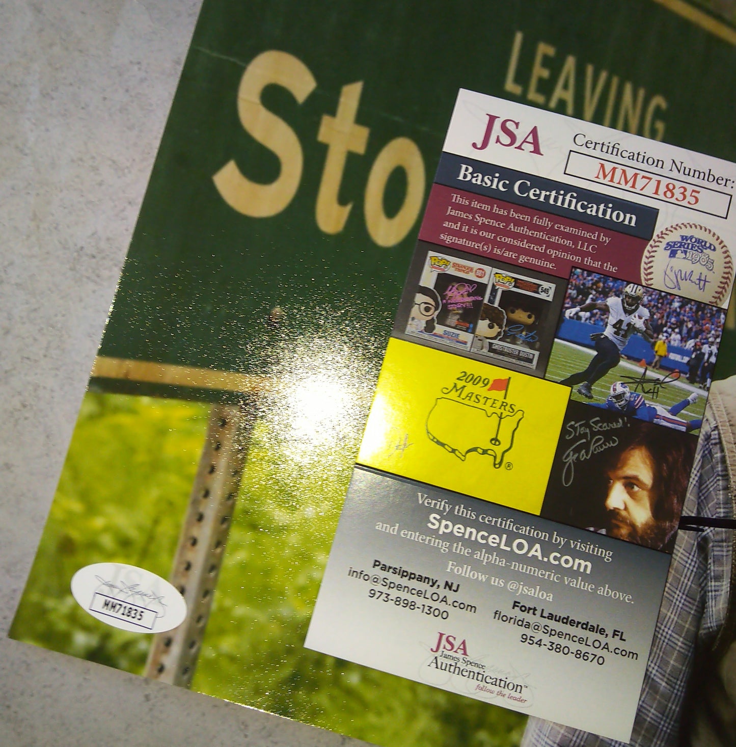 Tony Amendola Hand Signed Autograph 8x10 Photo JSA COA Once Upon A Time