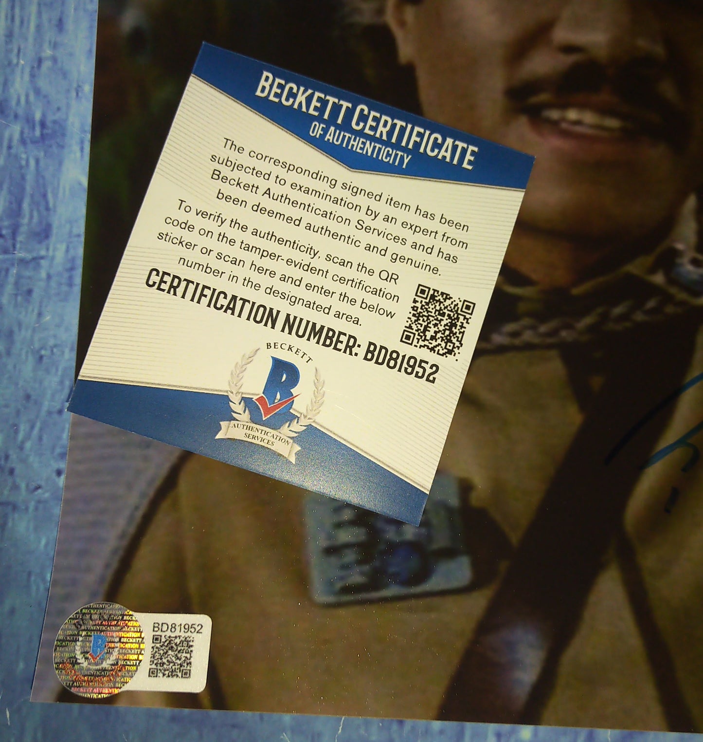 Billy Dee Williams Hand Signed Autograph 8x10 Photo BAS COA