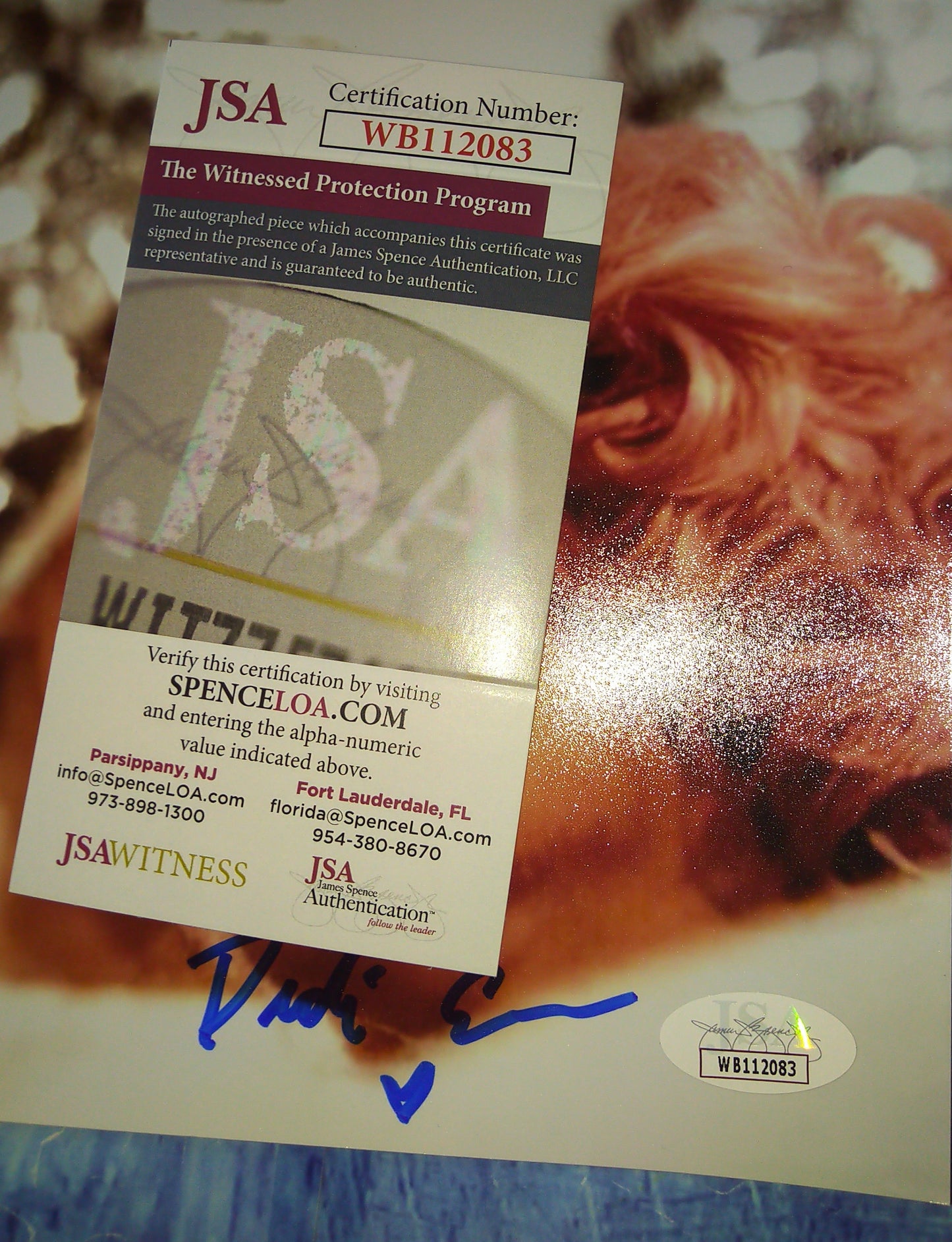 Didi Conn & Frankie Avalon Hand Signed Autograph 8x10 Photo JSA COA Grease