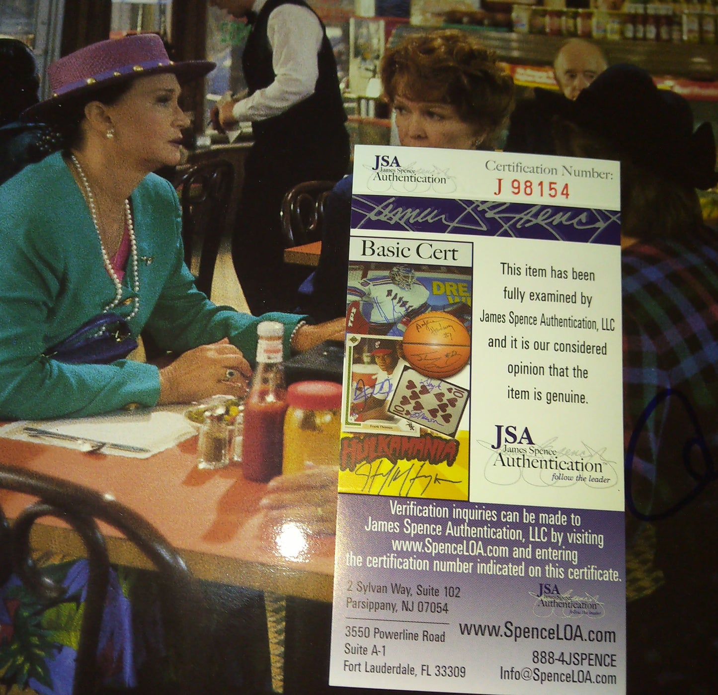 Ellen Burstyn & Olympia Dukakis Hand Signed Autograph 11x14 Photo JSA COA The Cemetery Club