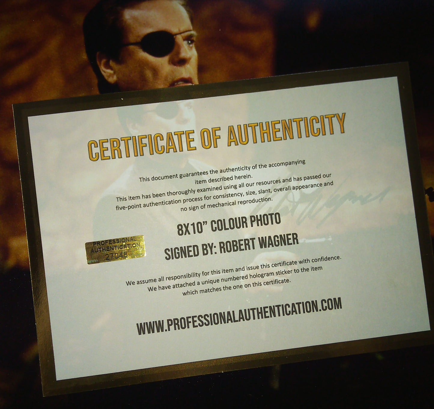 Robert Wagner Hand Signed Autograph 8x10 Photo COA Austin Powers