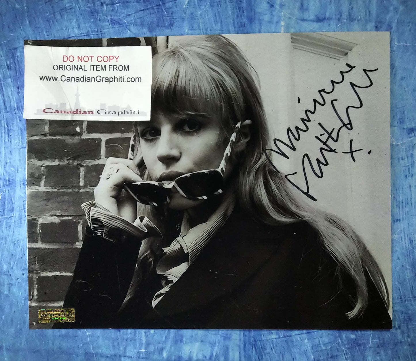Marianne Faithfull Hand Signed Autograph 8x10 Photo COA