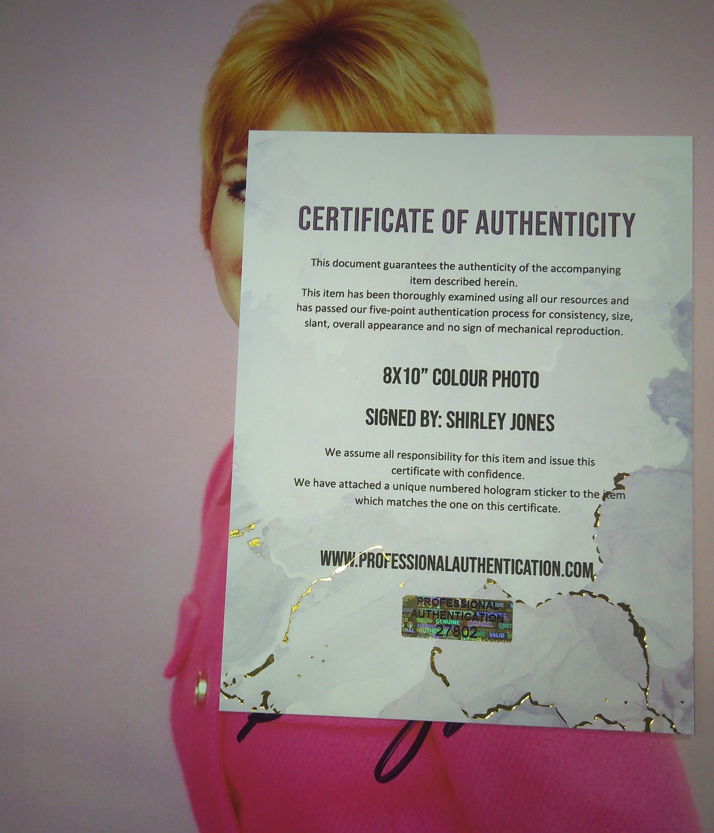 Shirley Jones Hand Signed Autograph 8x10 Photo COA The Partridge Family