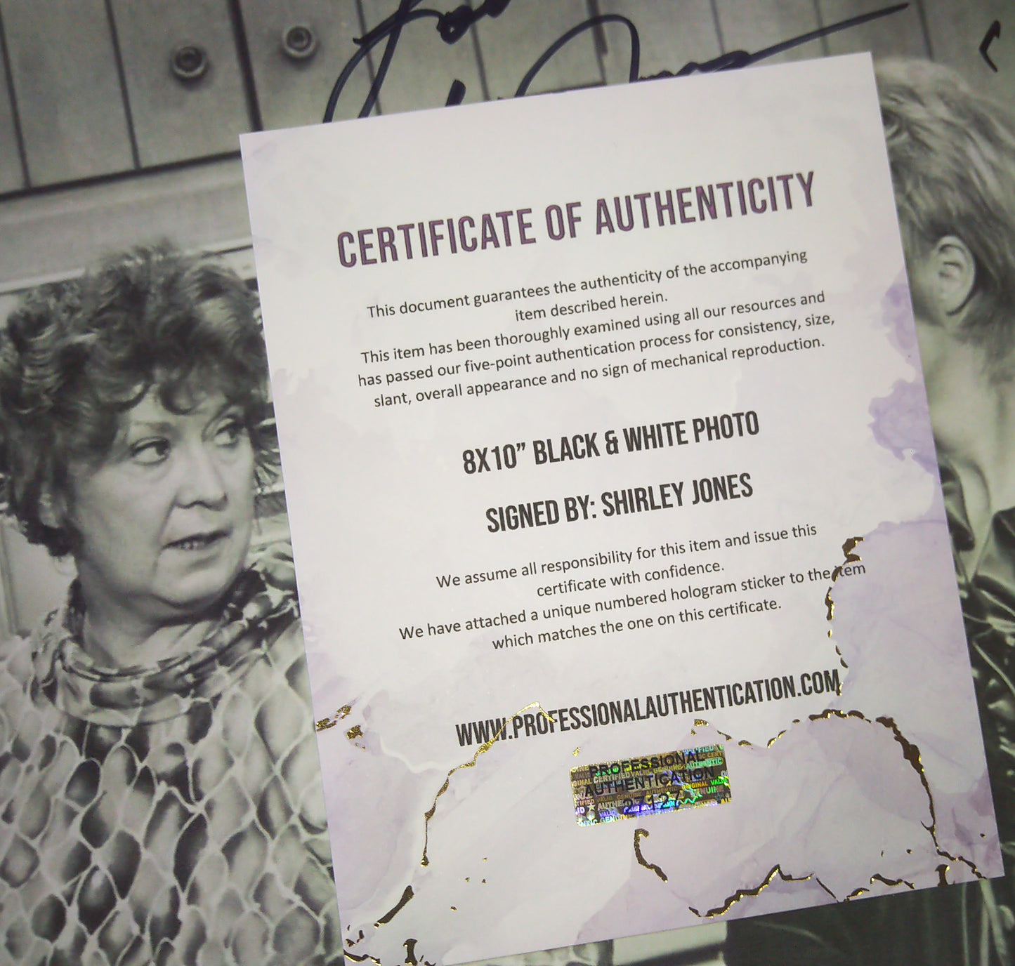 Shirley Jones Hand Signed Autograph 8x10 Photo COA