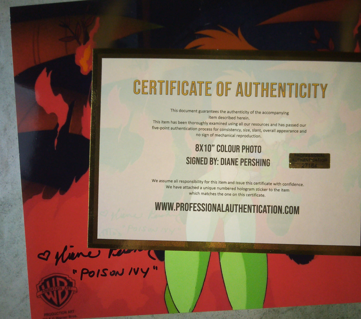 Diane Pershing Hand Signed Autograph 8x10 Photo COA Batman Poison Ivy