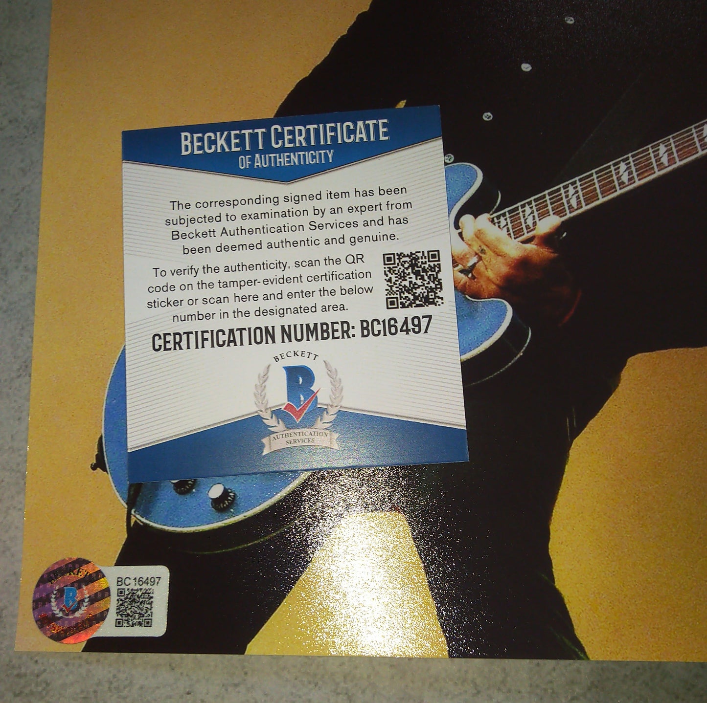 Dave Grohl Hand Signed Autograph 8x10 Photo BAS COA Foo Fighters