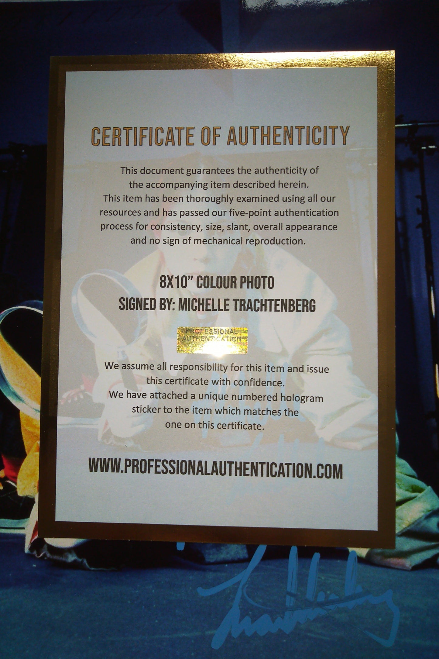 Michelle Trachtenberg Hand Signed Autograph 8x10 Photo COA Harriet The Spy