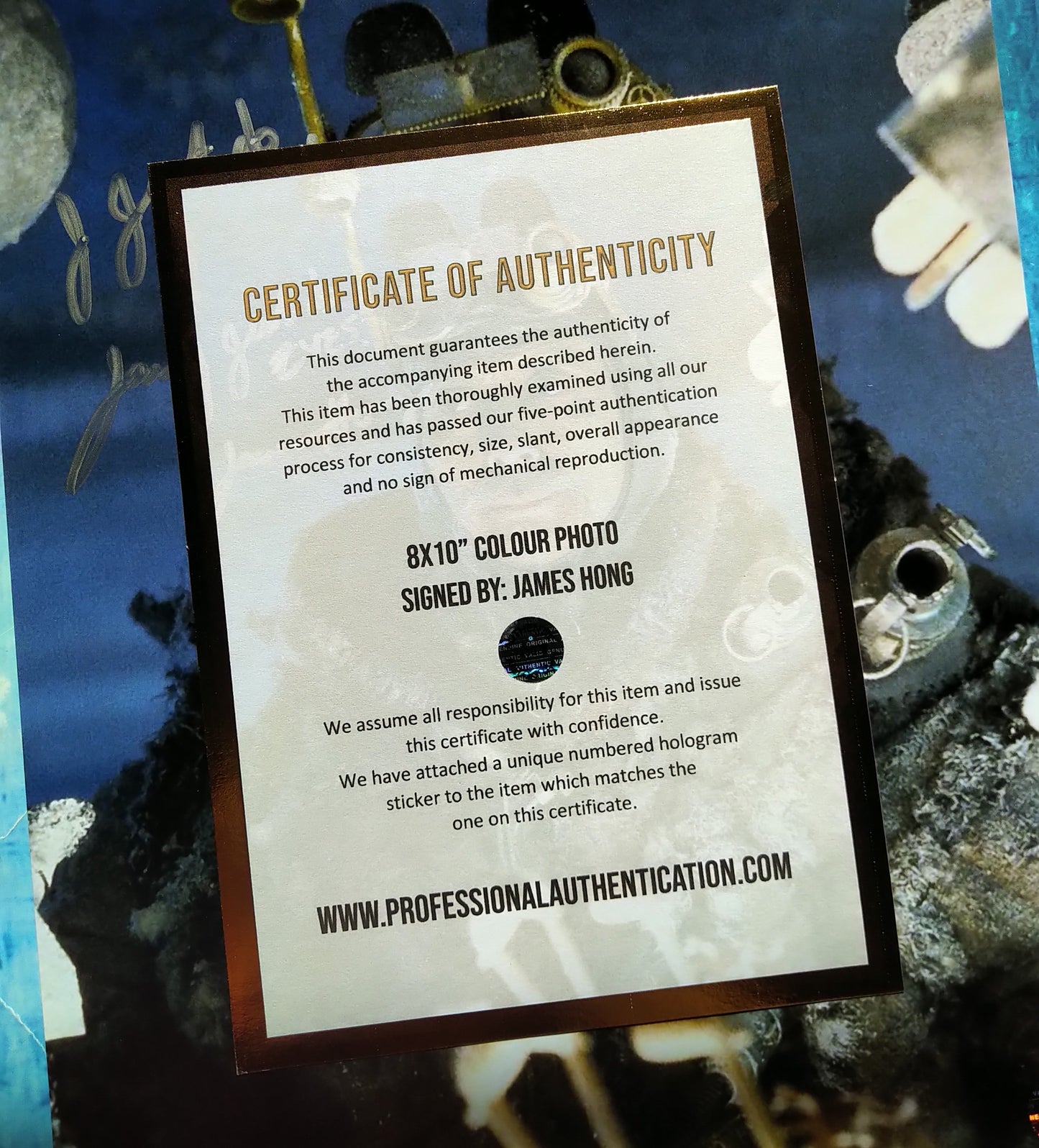 James Hong Hand Signed Autograph 8x10 Photo COA Blade Runner