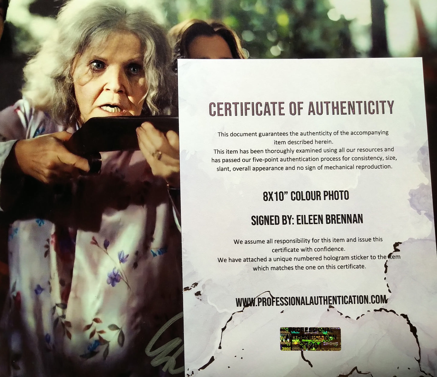 Eileen Brennan Hand Signed Autograph 8x10 Photo COA Jeepers Creepers