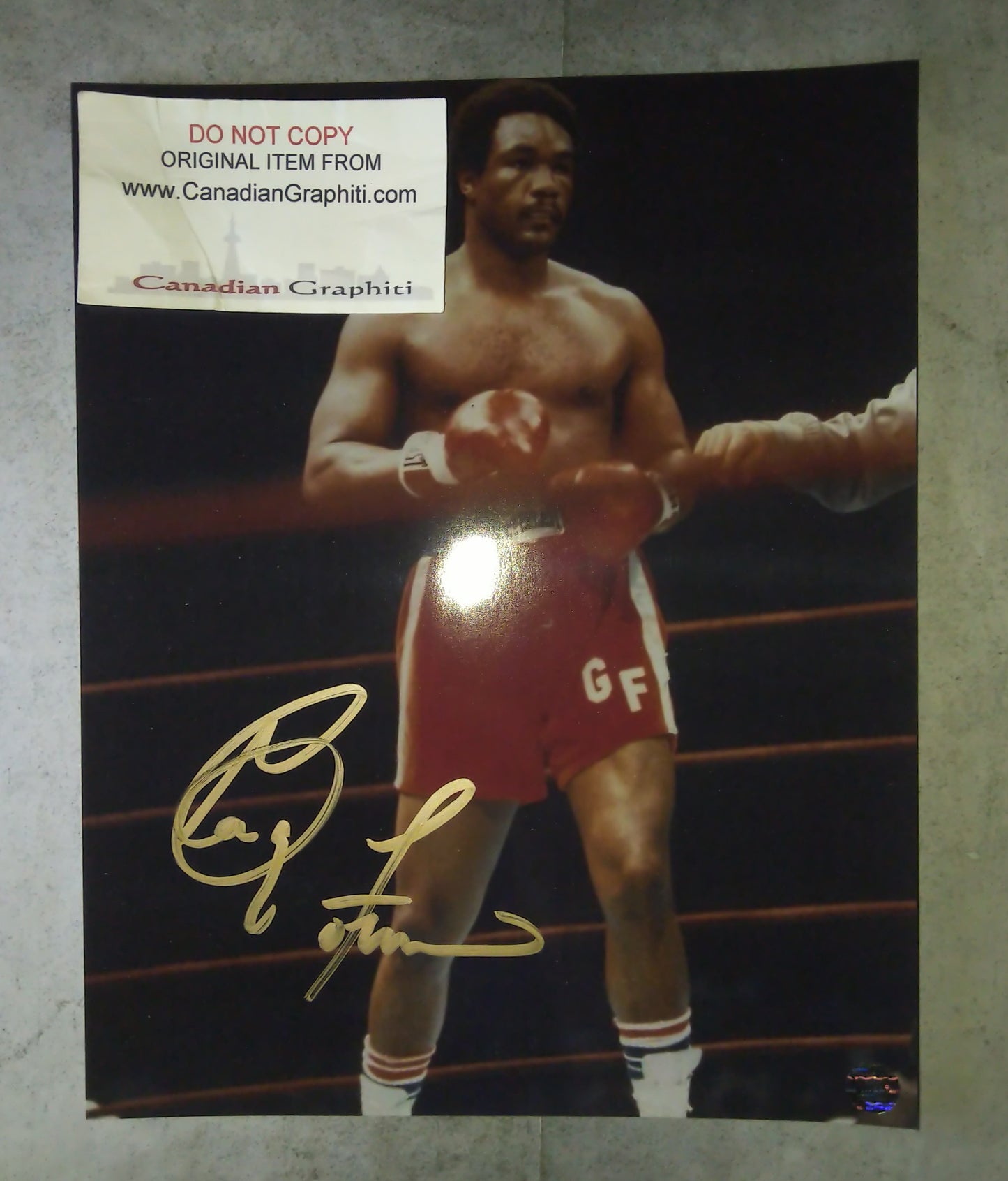 George Foreman Hand Signed Autograph 8x10 Photo COA
