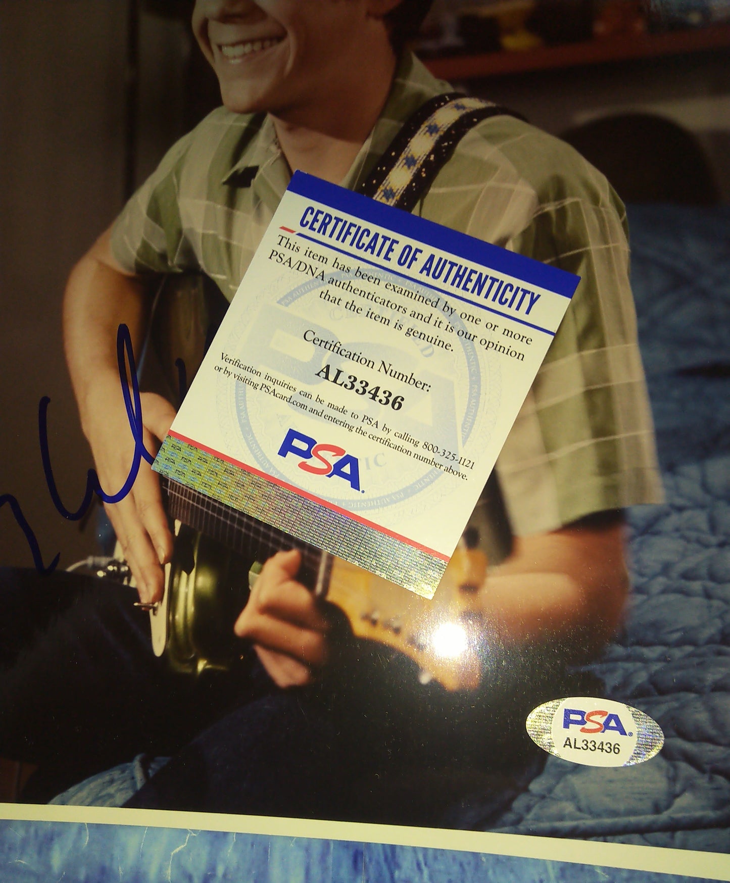 Barry Williams Hand Signed Autograph 8x10 Photo PSA COA The Brady Bunch