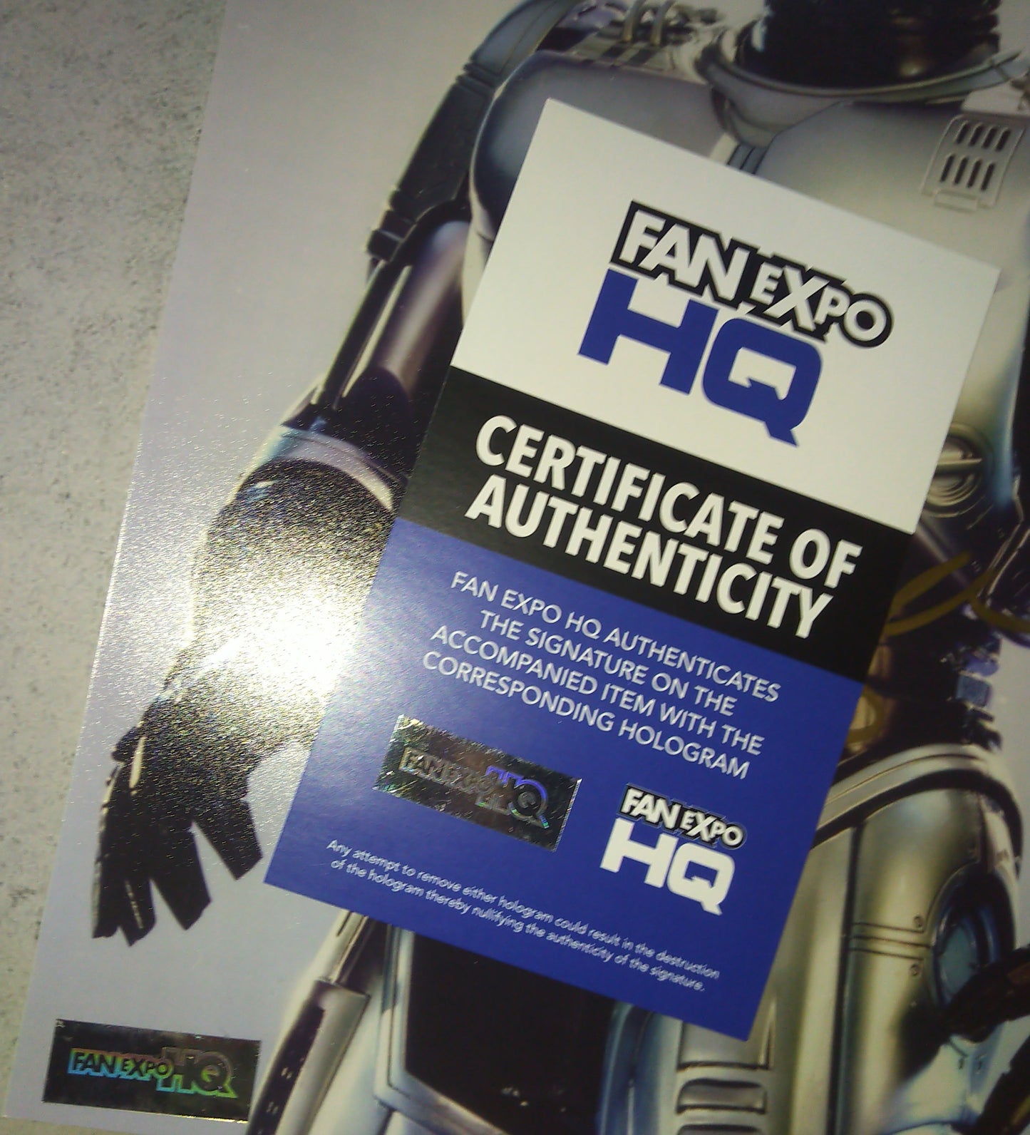 Peter Weller Hand Signed Autograph 8x10 Photo COA Robocop