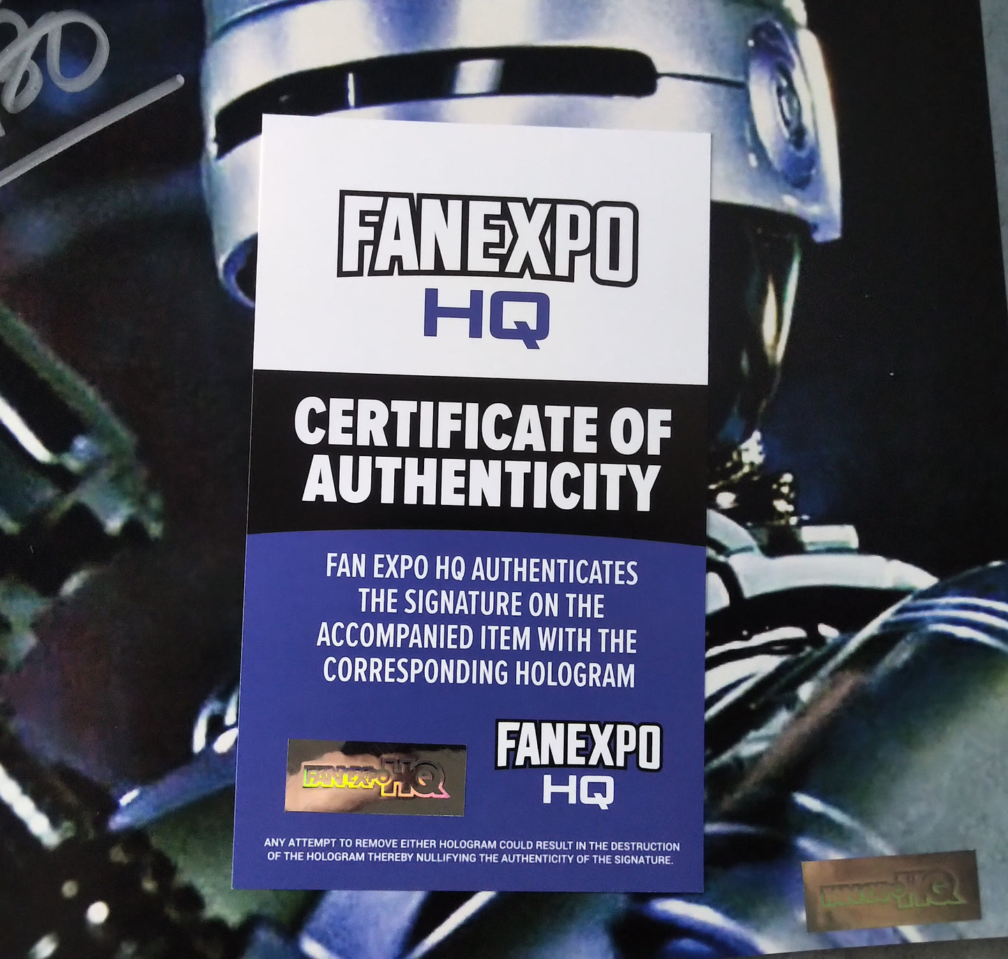 Peter Weller Hand Signed Autograph 8x10 Photo COA Robocop