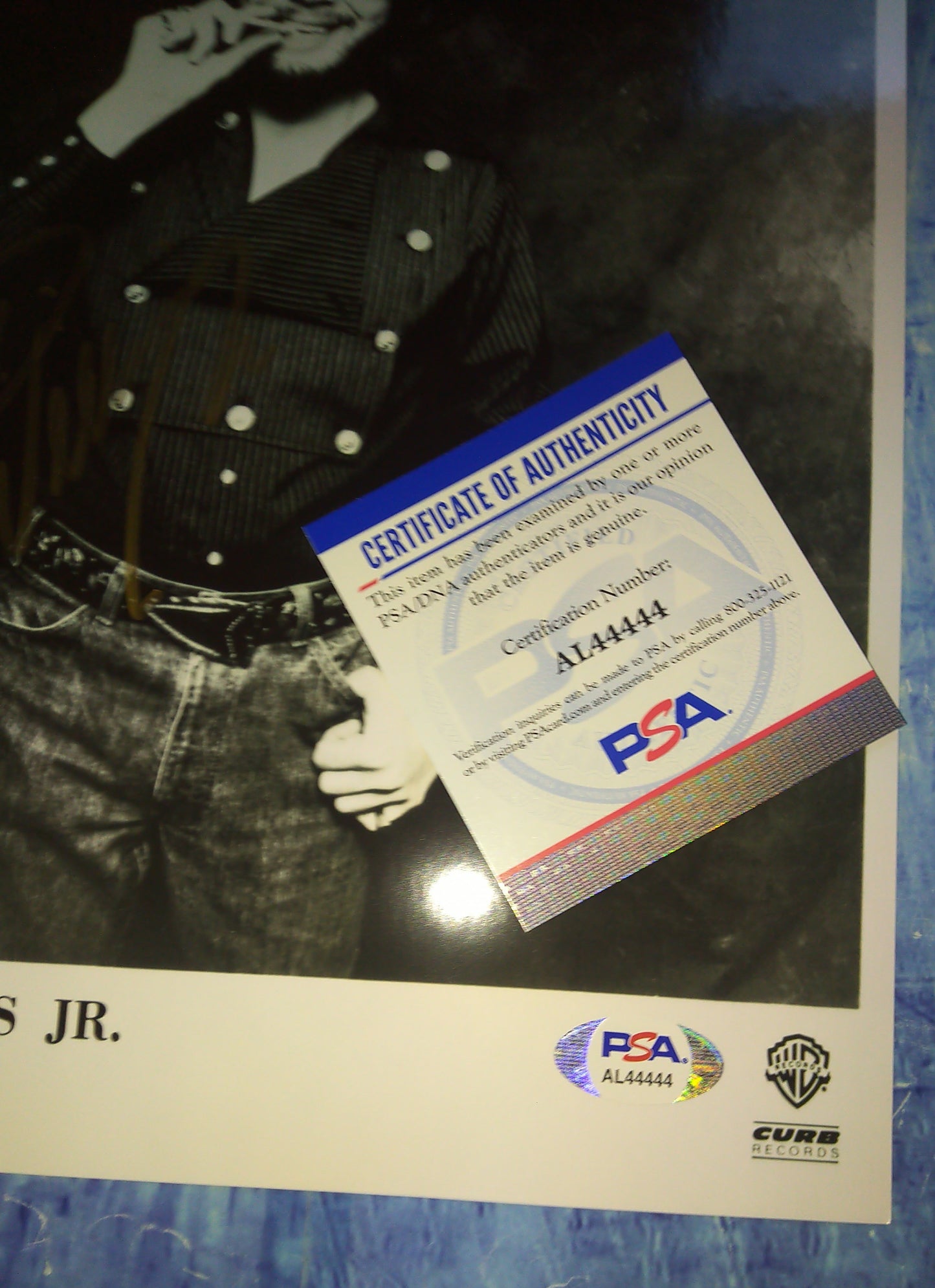 Hank Williams Jr Hand Signed Autograph 8x10 Photo PSA COA