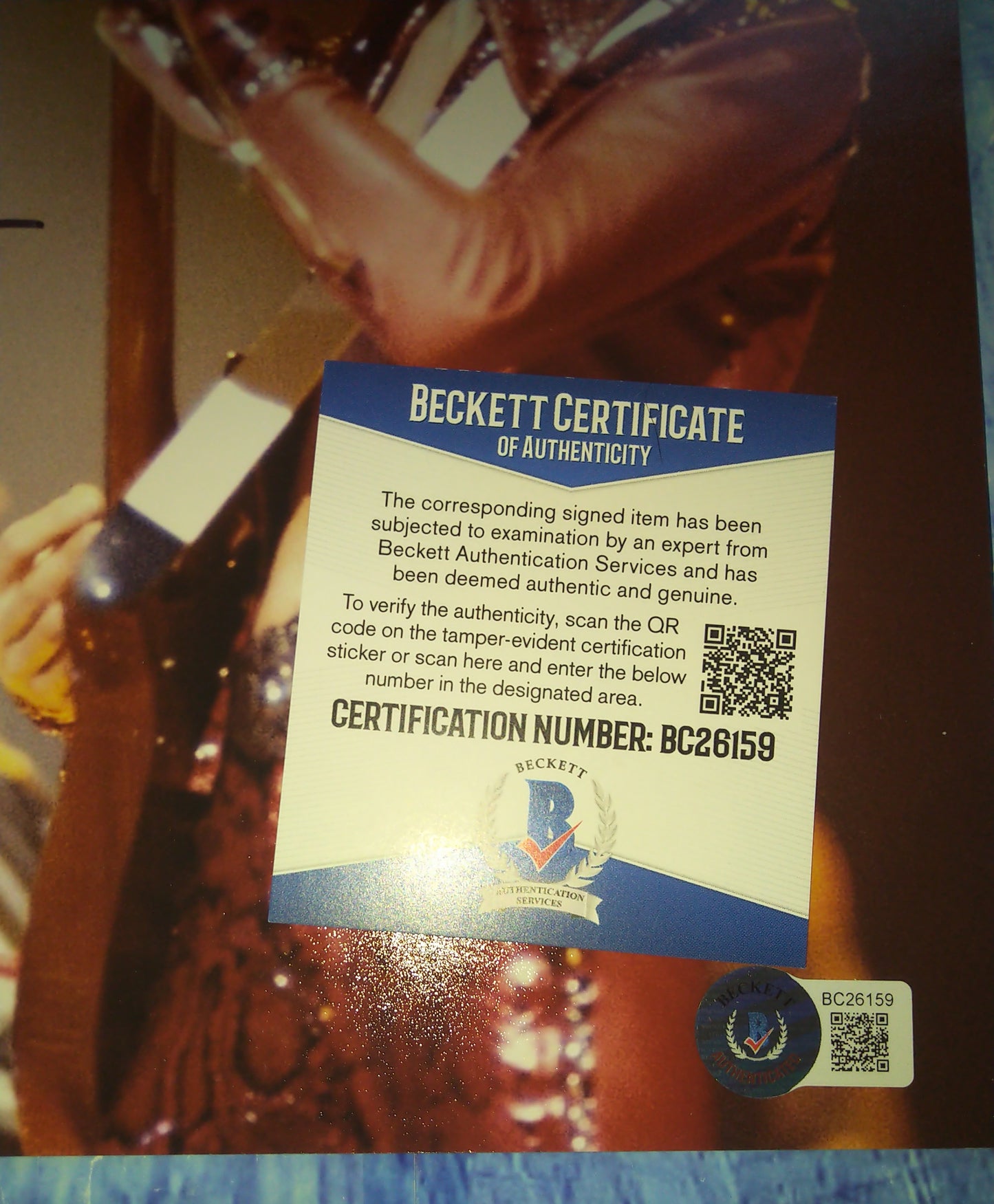 Bill Wyman Hand Signed Autograph 8x10 Photo BAS COA Rolling Stones