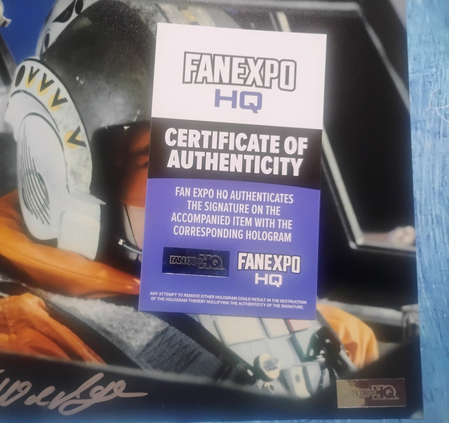 Denis Lawson Hand Signed Autograph 8x10 Photo COA Star Wars