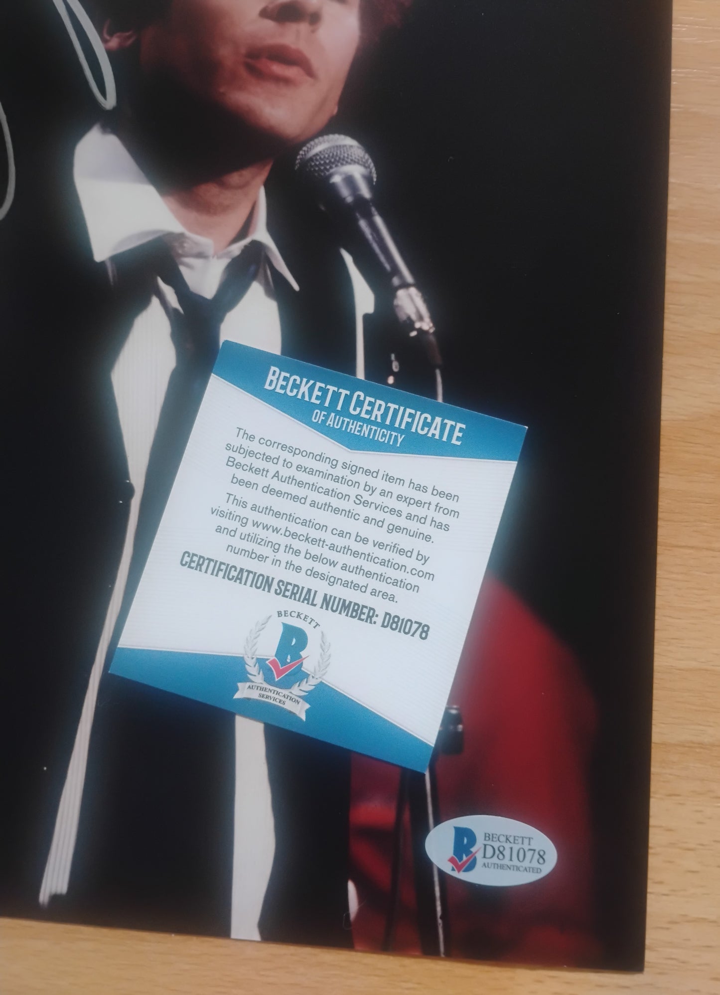 Art Garfunkel Hand Signed Autograph 8x10 Photo BAS COA