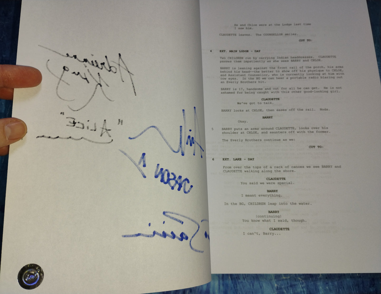 Friday The 13th Cast Hand Signed Autograph Script COA Tom Savini, Adrienne King, Ari Lehman