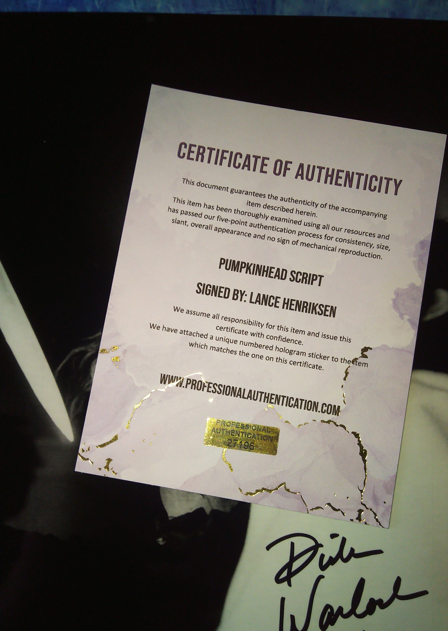 Dick Warlock Hand Signed Autograph 8x10 Photo COA Halloween