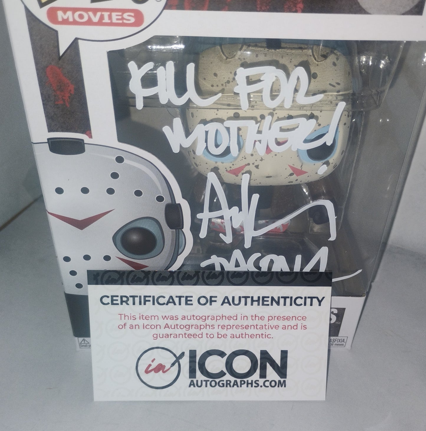 Ari Lehman Hand Signed Autograph Jason Voorhees Funko Pop COA Friday The 13th