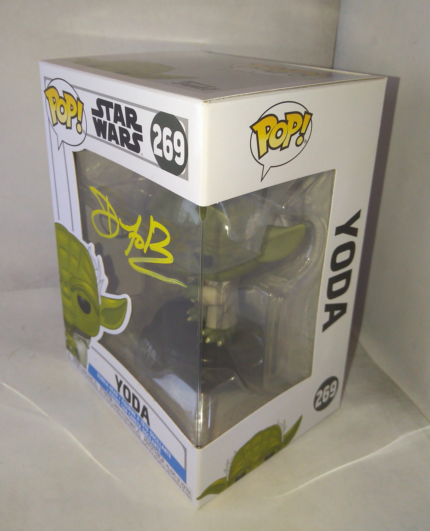 Deep Roy Hand Signed Autograph Star Wars Yoda Funko Pop COA