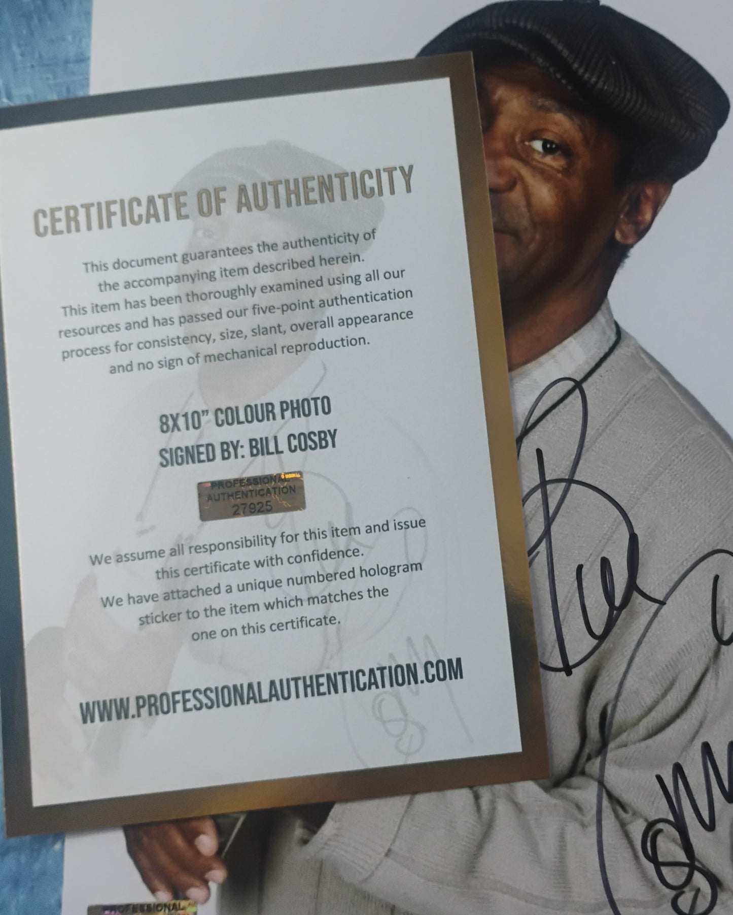 Bill Cosby Hand Signed Autograph 8x10 Photo COA