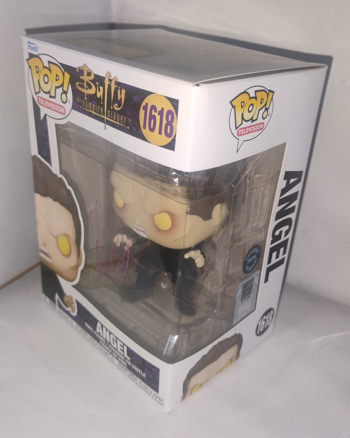 David Boreanaz Hand Signed Autograph Angel Funko Pop OPix COA