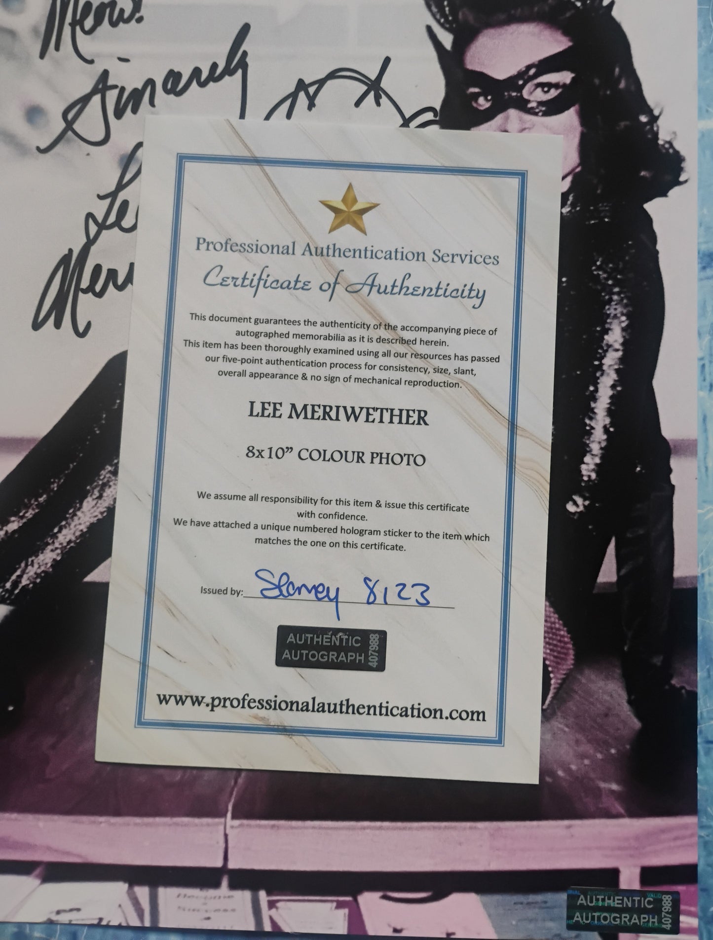 Lee Meriwether Hand Signed Autograph 8x10 Photo COA Catwoman