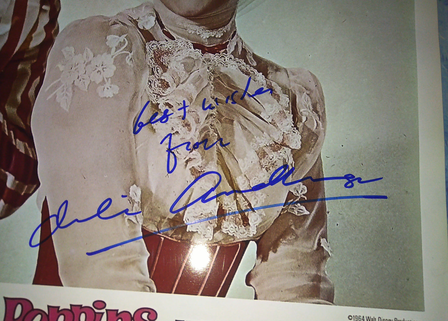 Julie Andrews & Dick Van Dyke Hand Signed Autograph 11x14 Photo COA Mary Poppins