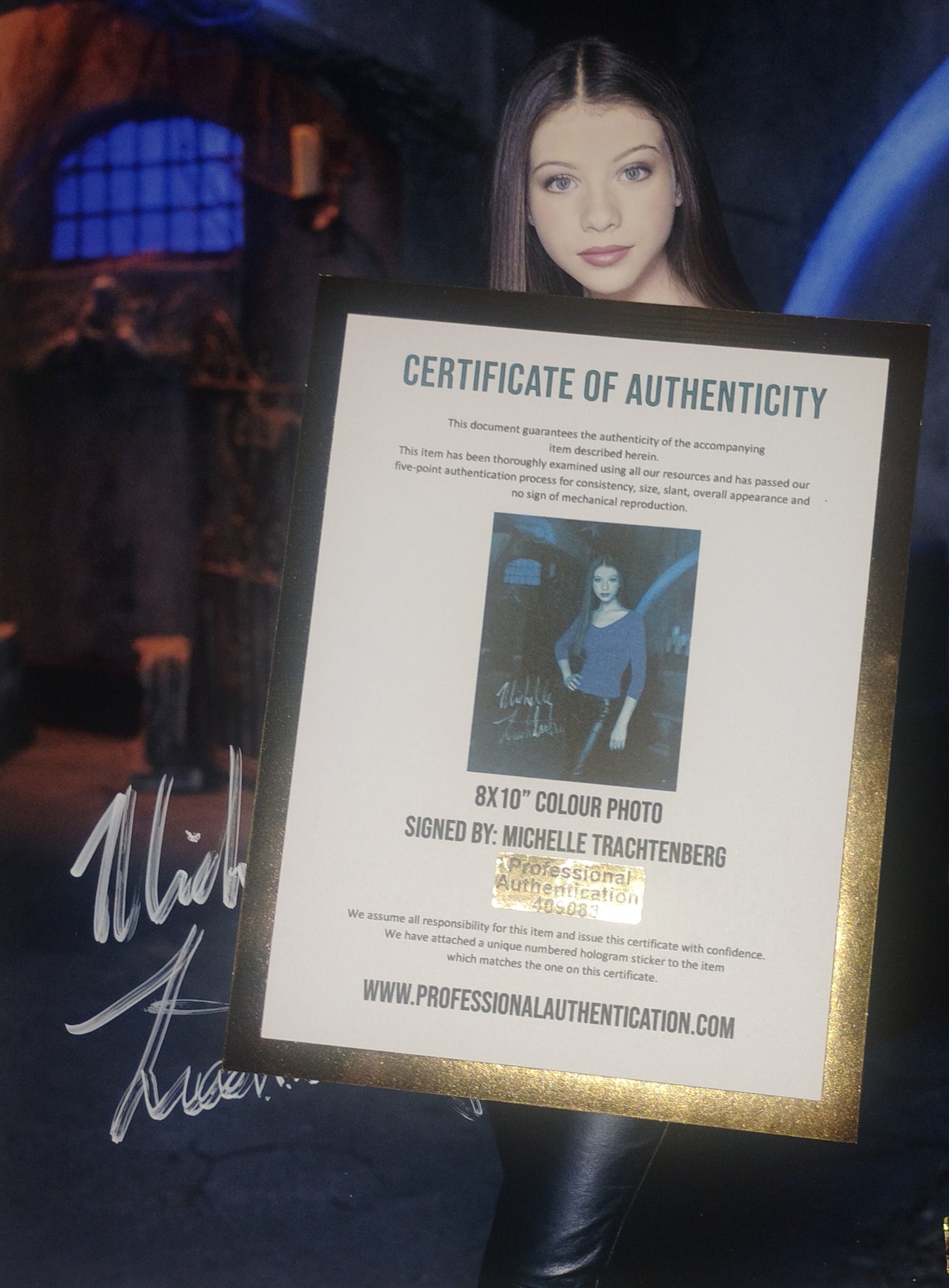 Michelle Trachtenberg Hand Signed Autograph 8x10 Photo COA Buffy The Vampire Slayer