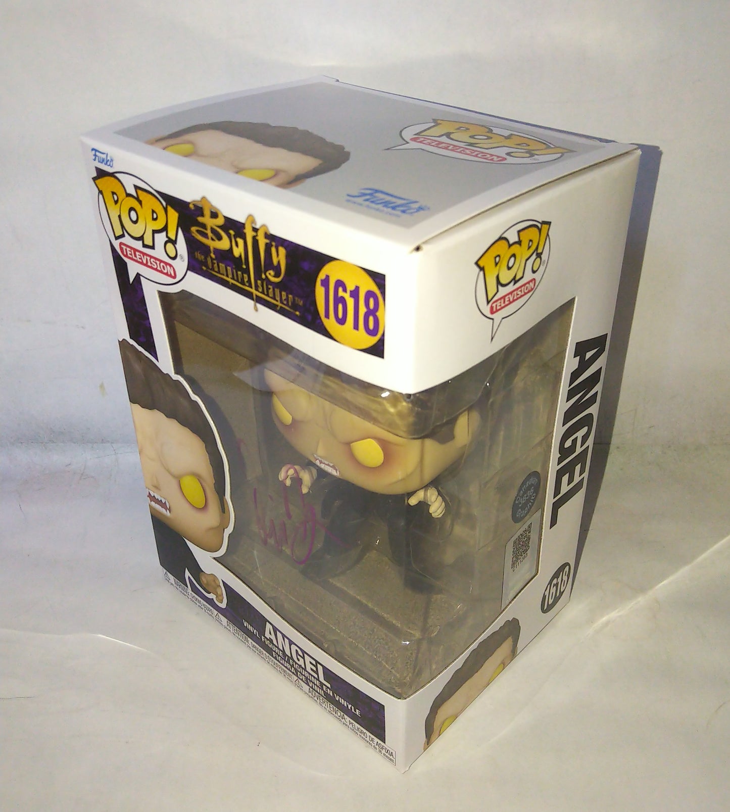David Boreanaz Hand Signed Autograph Angel Funko Pop COA + OPix Buffy The Vampire Slayer