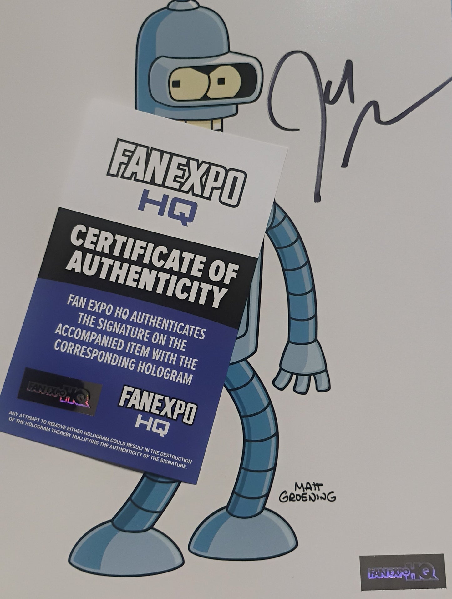 John DiMaggio Hand Signed Autograph 8x10 Photo COA Futurama