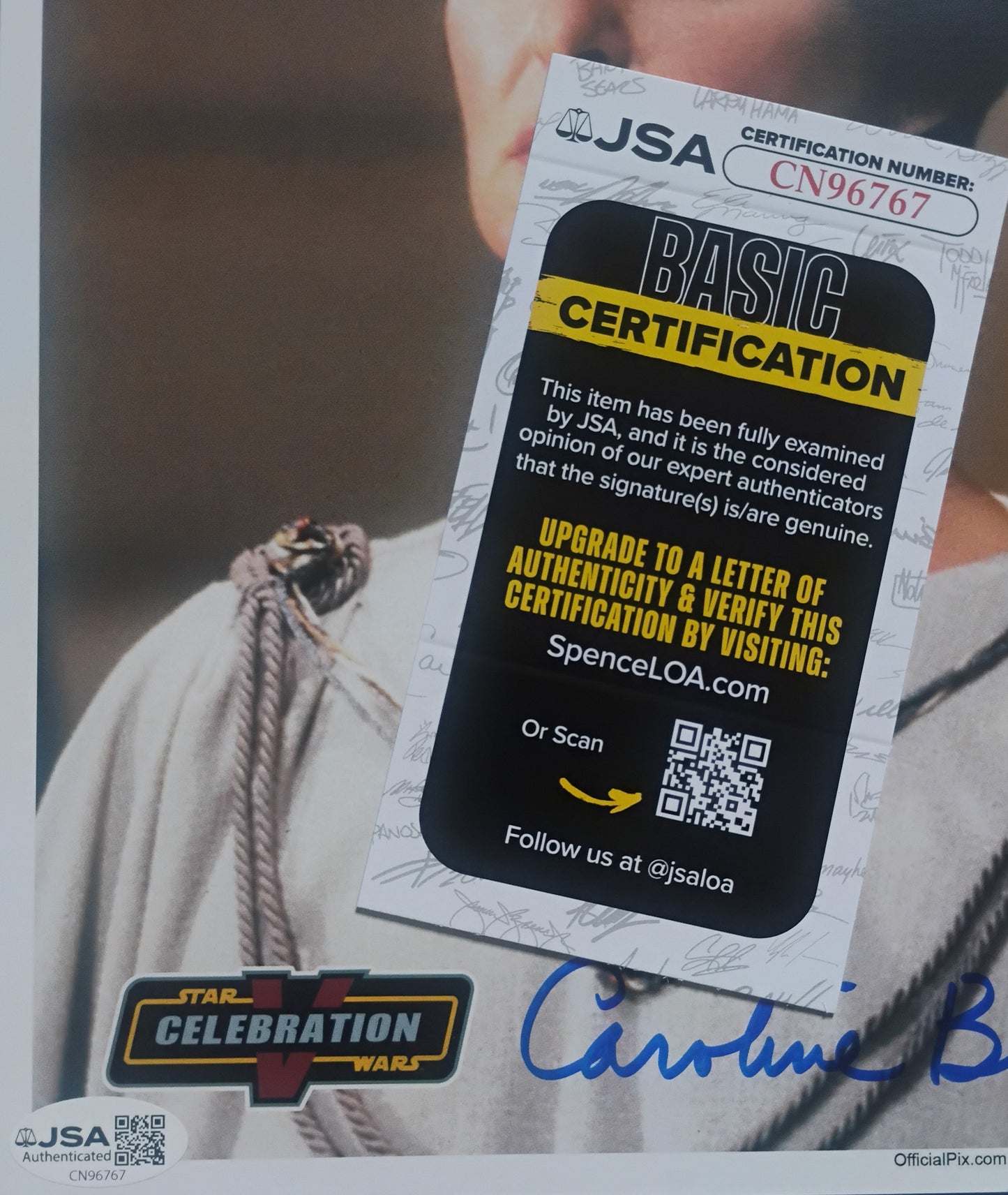 Caroline Blakiston Hand Signed Autograph 8x10 Photo JSA COA Star Wars