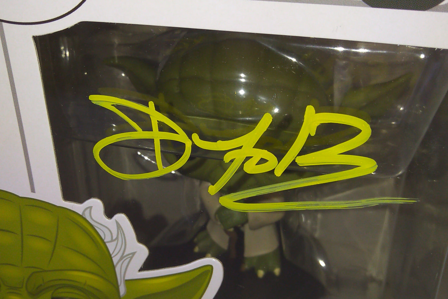 Deep Roy Hand Signed Autograph Star Wars Yoda Funko Pop COA