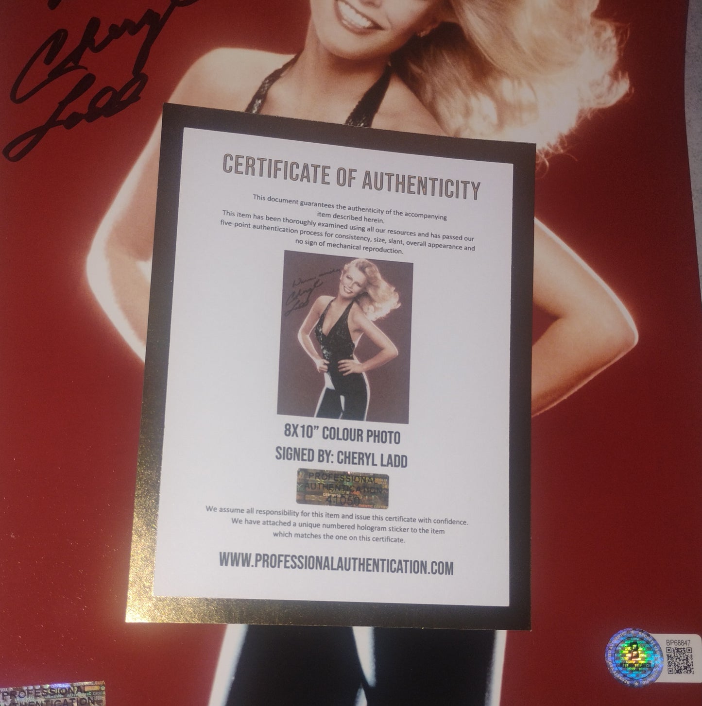 Cheryl Ladd Hand Signed Autograph 8x10 Photo BAS COA