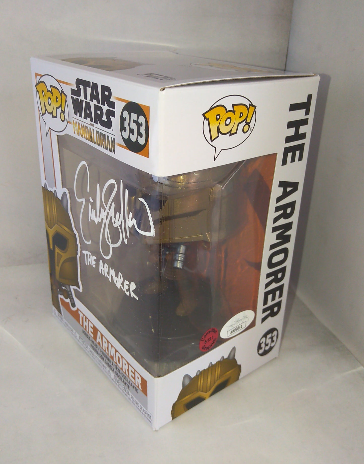 Emily Swallow Hand Signed Autograph Star Wars Funko Pop COA + JSA