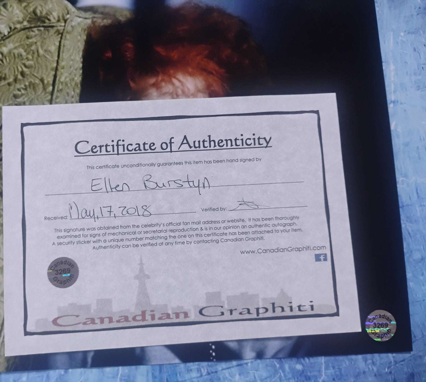Ellen Burstyn Hand Signed Autograph 8x10 Photo COA Requiem For A Dream
