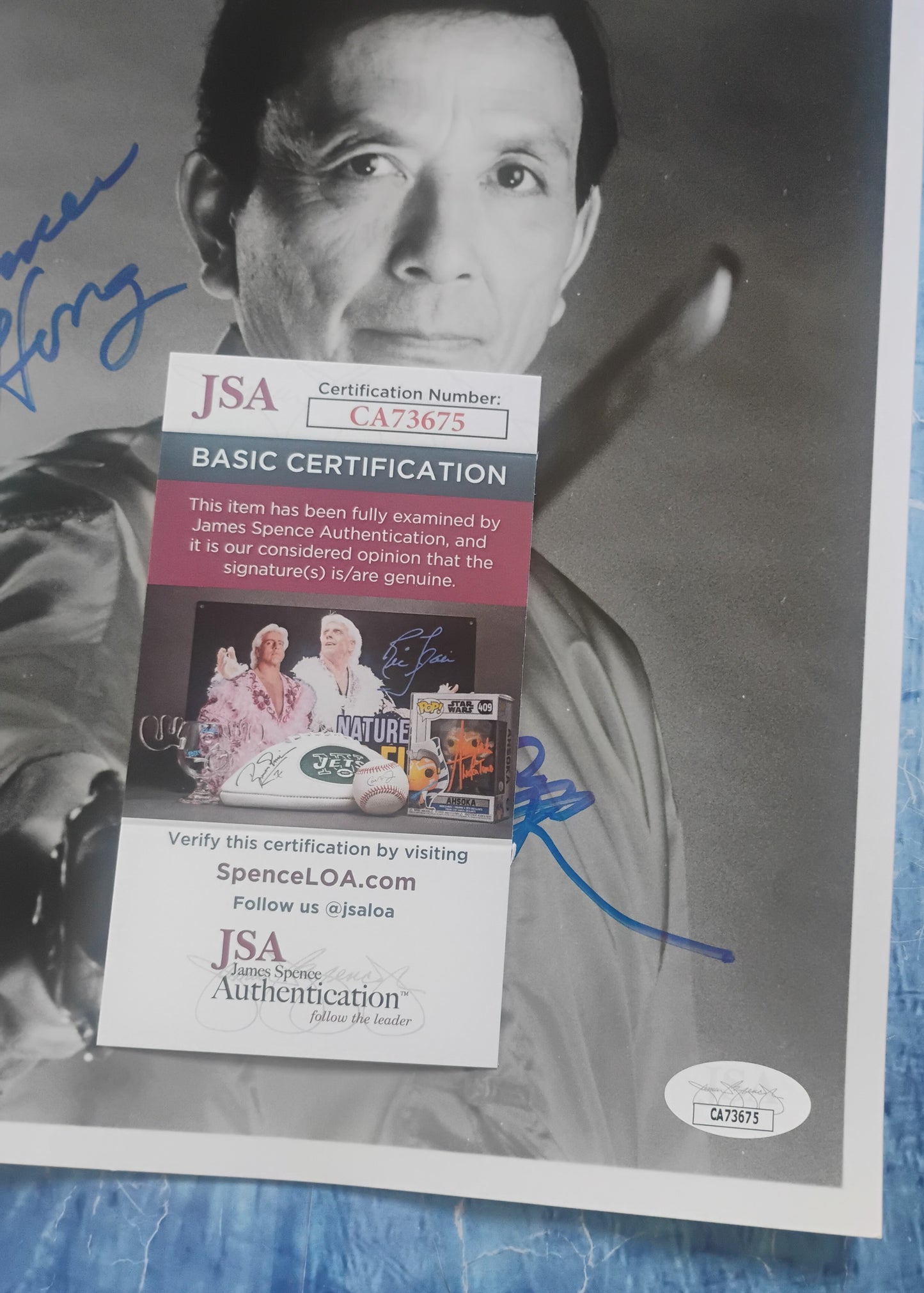 James Hong Hand Signed Autograph 8x10 Photo JSA COA