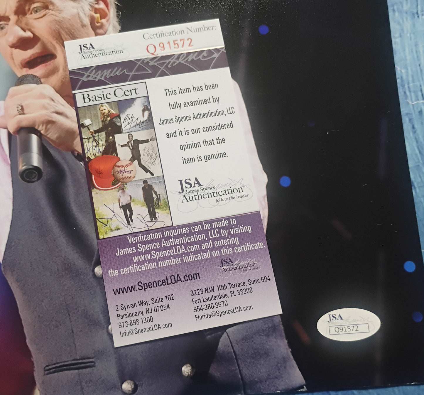 Dennis DeYoung Hand Signed Autograph 11x14 Photo JSA COA Styx