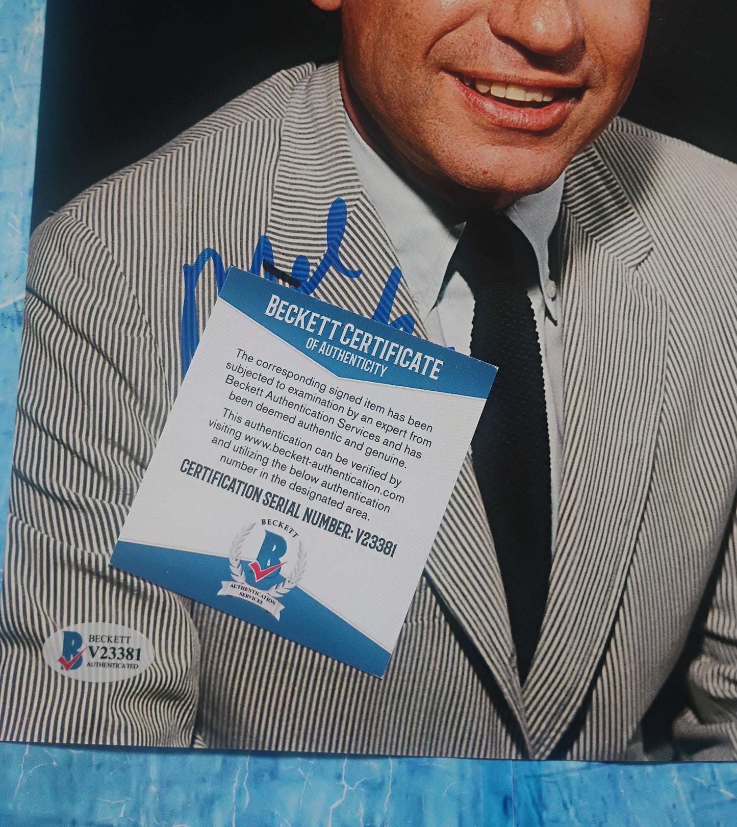 Mel Brooks Hand Signed Autograph 8x10 Photo BAS COA