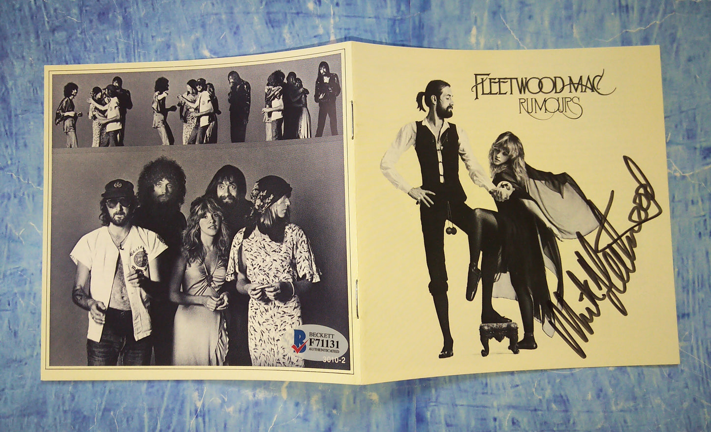 Mick Fleetwood Hand Signed Autograph Rumours CD Booklet BAS COA